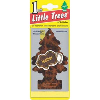 LITTLE TREE LEATHER AIR FRESHNERS LOOSE 24CT/PACK